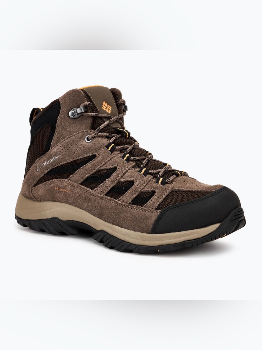Columbia Crestwood Mid Wp V2 cordovan/ squash men's trekking boots SZ 9.5